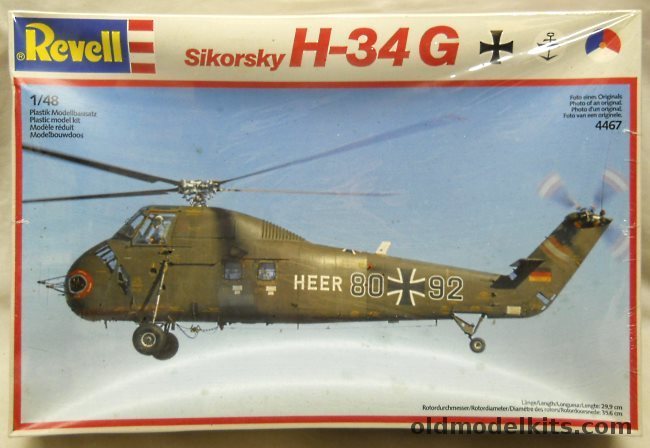 Revell 1/48 Sikorsky H-34G, 4467 plastic model kit